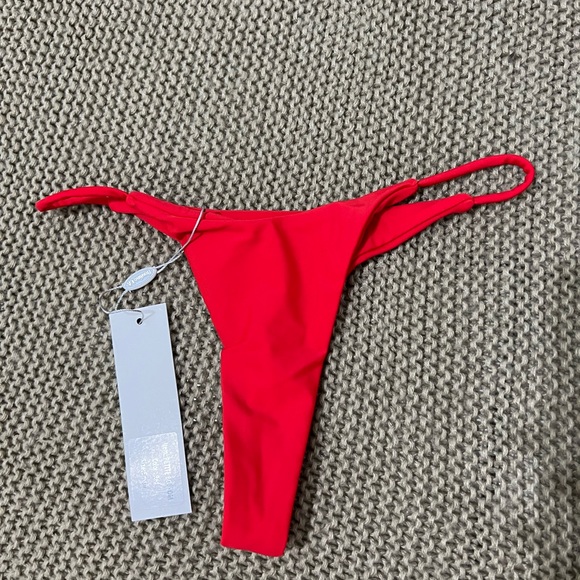 Boutinela Rose Red Petite Bikini Bottoms - Picture 4 of 4